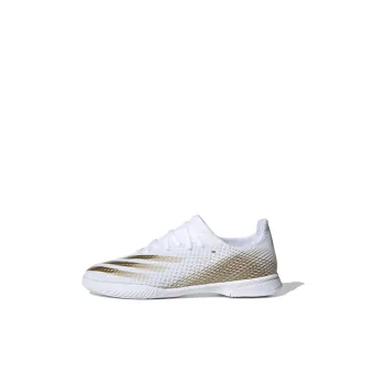 Adidas X GHOSTED Slip Resistant Low Top Kids' Soccer Shoes White Yellow Kids'