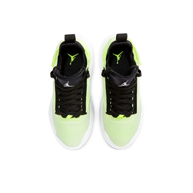 Jordan Proto 23 Cushioning Anti-Slip And Wear-Resistant Low-Top Basketball Shoes Yellow White Black Teenagers-2