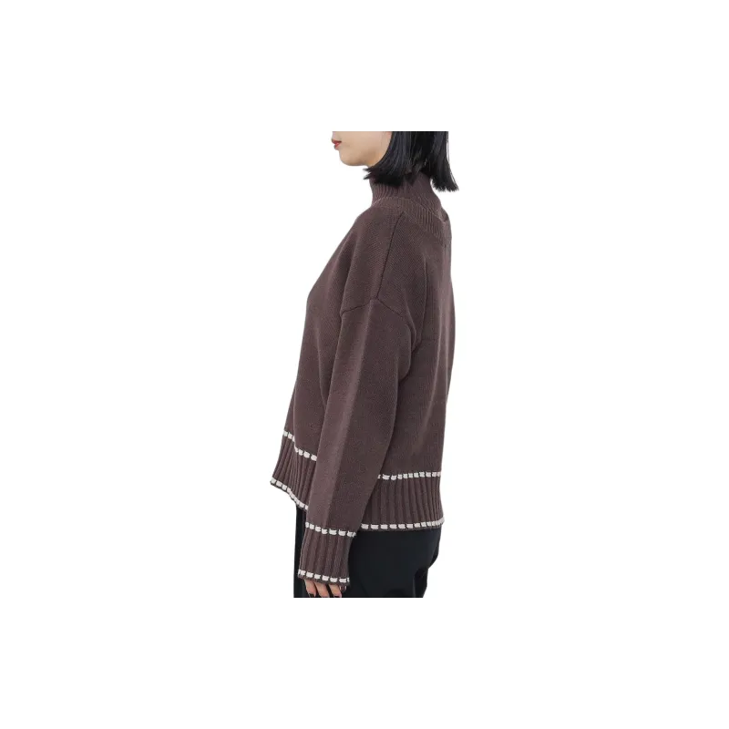 Beams HEART Knitwear Women's Brown-3