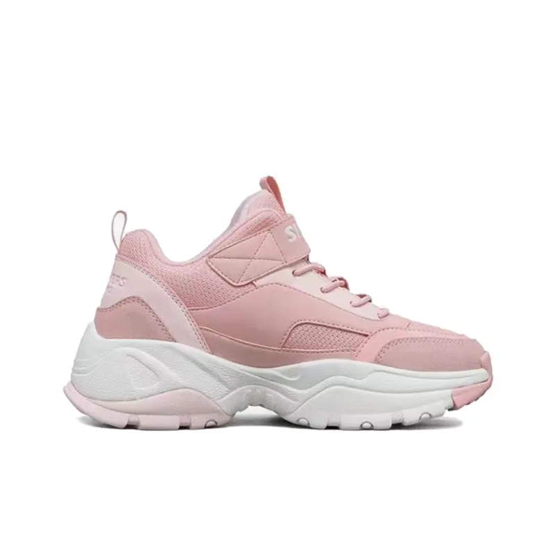 Skechers Kozmiks Slip Resistant Cushioning Abrasion Resistant Low Top Kids' Running Shoes Pink Teenagers-1
