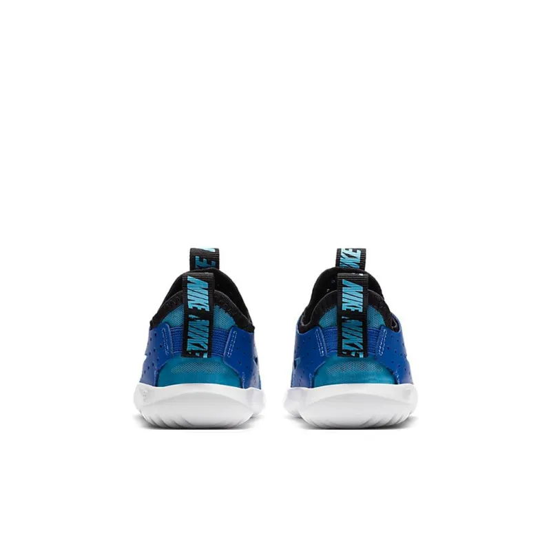 Nike Flex Runner Breathe Cushioning Anti-Slip And Wear-Resistant Low-Top Running Shoes Blue White Infant And Toddler-4