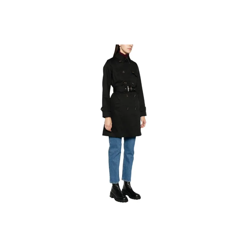 BARBOUR Short Greta Trench Coat-1