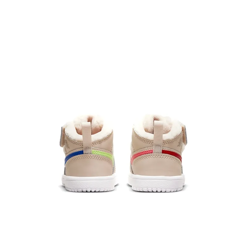 Jordan 1 Mid ALT Utility Fleece Pearl White TD-4