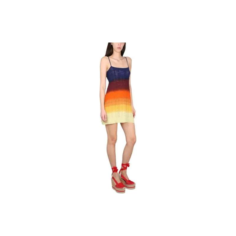 ETRO Spaghetti Strap Knitted Mini Dress-1