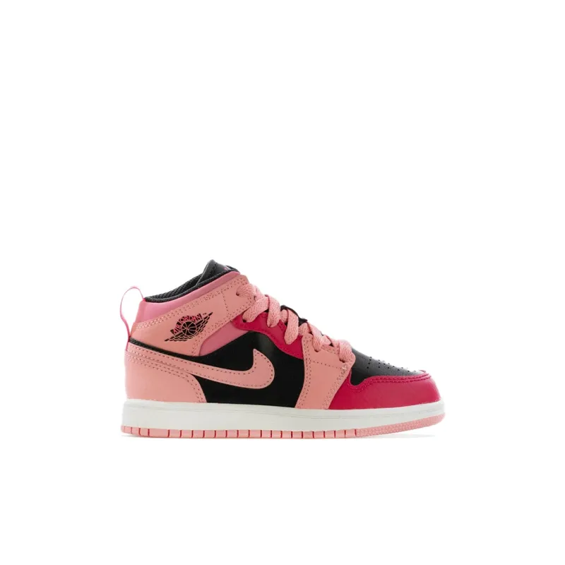Jordan 1 Mid PS Coral Chalk-1