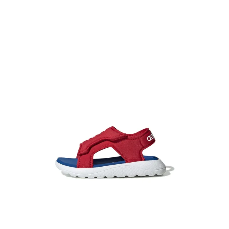 Adidas Comfort Sandal I Low-Top Toddler Shoes Blue Red Infant And Toddler-0
