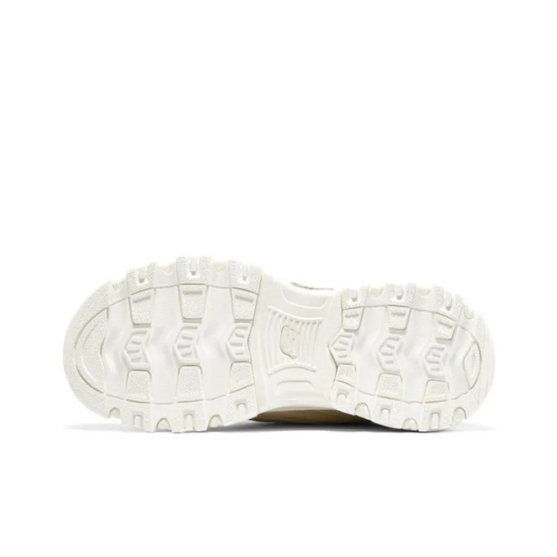 Skechers D'LITES Series Slip Resistant Cushioning Abrasion Resistant Lightweight White Teenagers-4