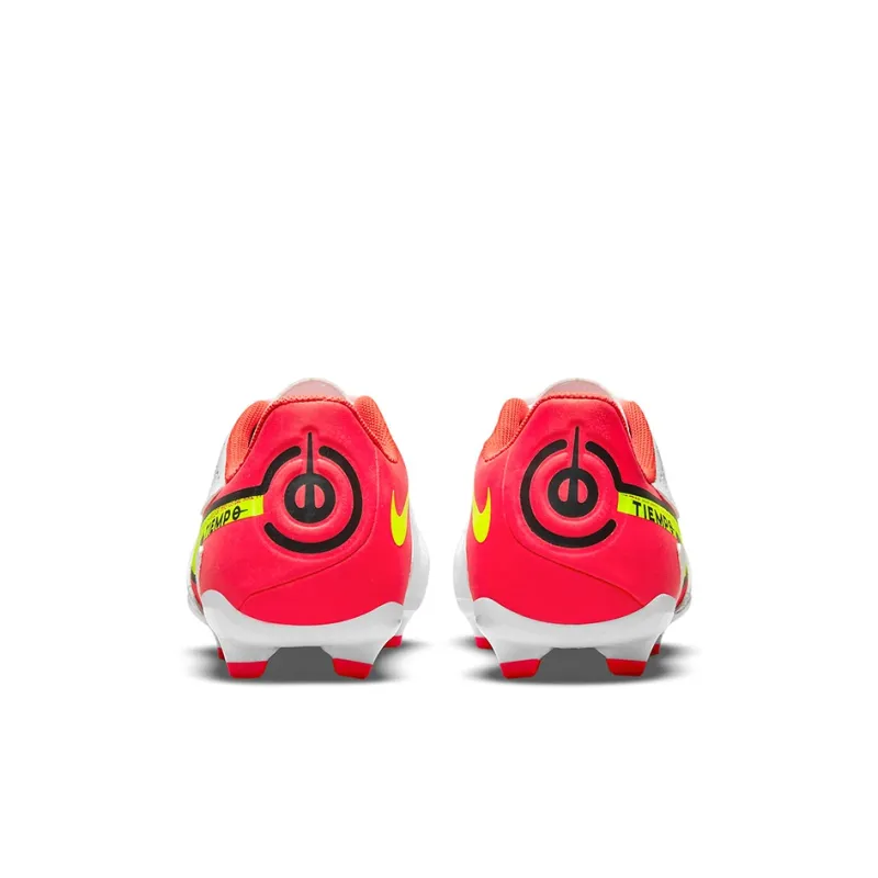 Nike Tiempo Legend 9 Academy MG Low Top Kids' Soccer Shoes White Red Kids'-4