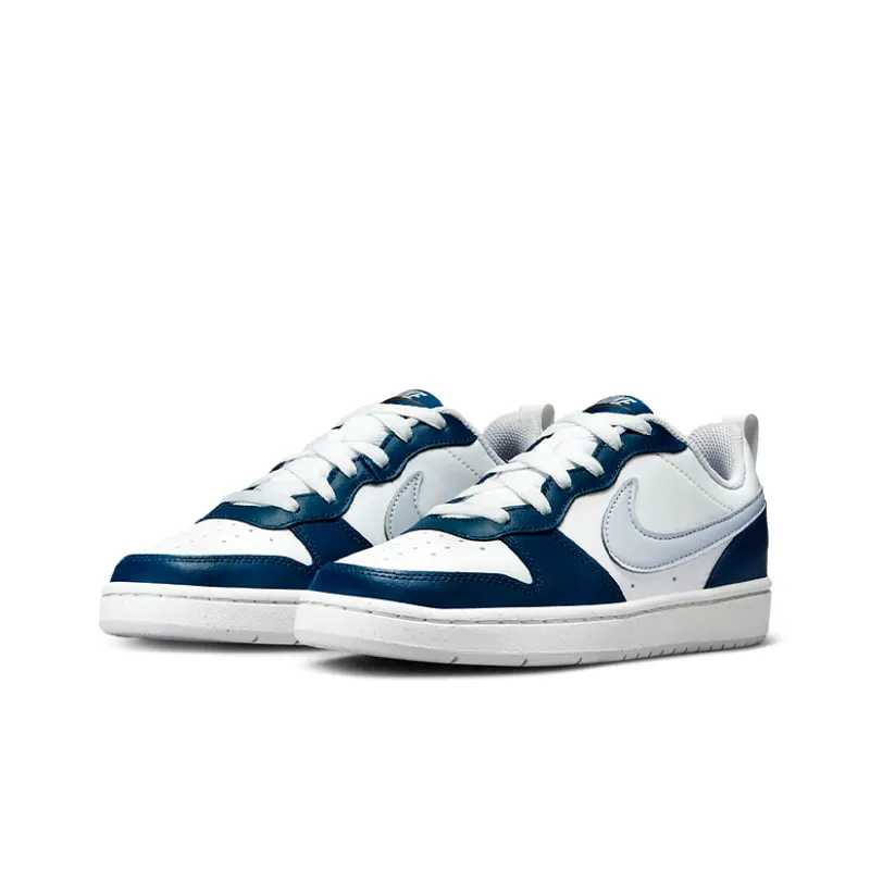 Nike Court Borough Low 2 White Valerian Blue GS-4