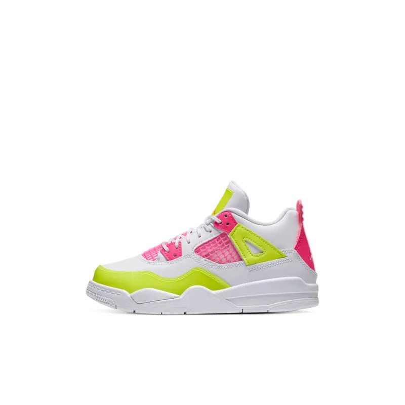 Jordan 4 Retro White Lemon Pink PS-0