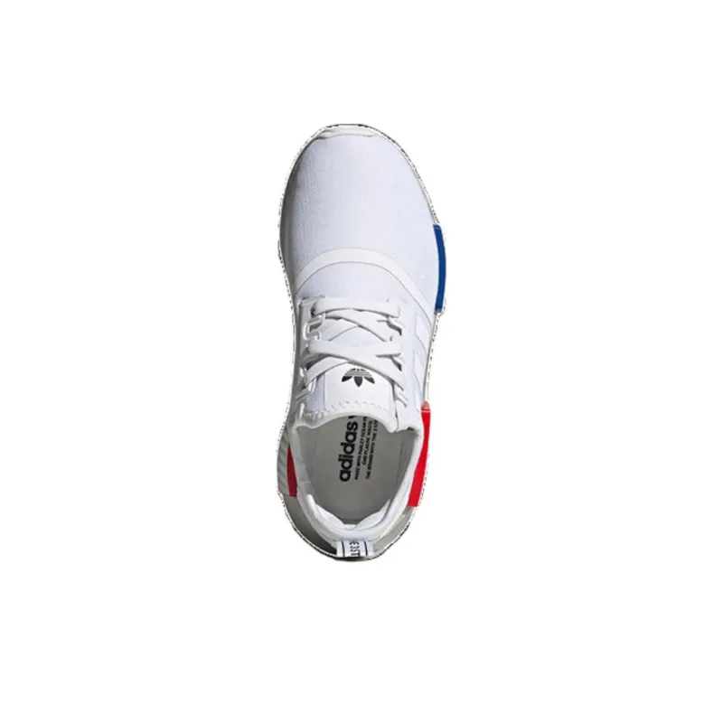 Adidas NMD_R1 Refined Big Kid 'White Grey'-4