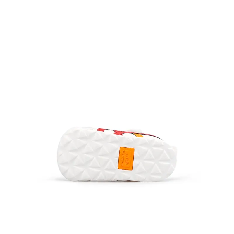 Onitsuka Tiger MEXICO 66 TS Breathable Low Top Sports Casual Shoes White Red Infant And Toddler-3