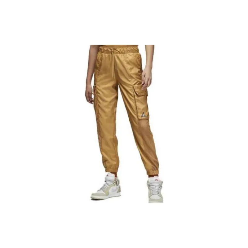 Jordan Knitted Sweatpants Women's Gold-3