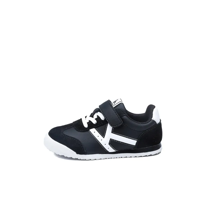 KAPPA KIDS Slip Resistant Anti Kick Cushioning Abrasion Resistant Lightweight Kids Lifestyle Shoes Black Kids'-0