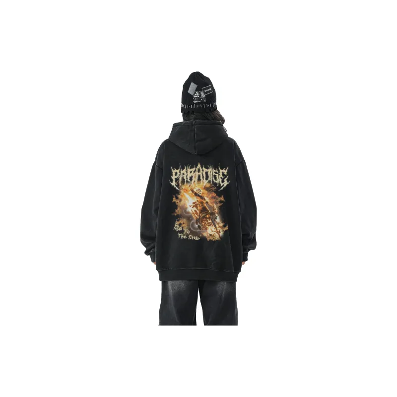 FAKE VINTAGE Sweatshirt Unisex Black-2