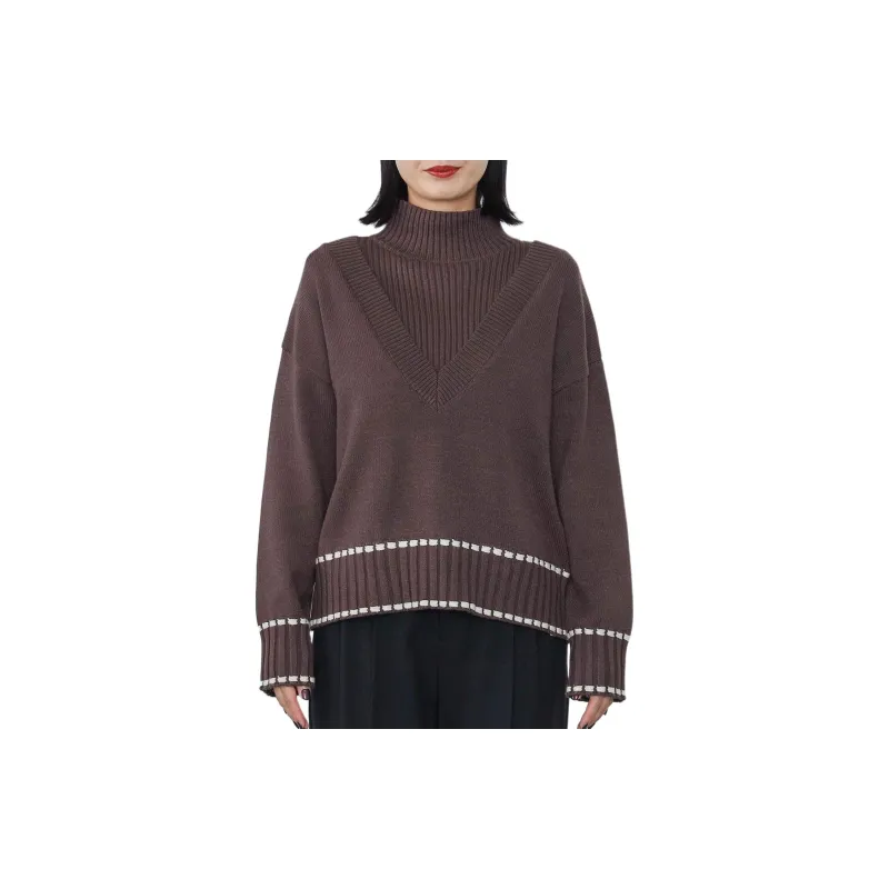 Beams HEART Knitwear Women's Brown-2