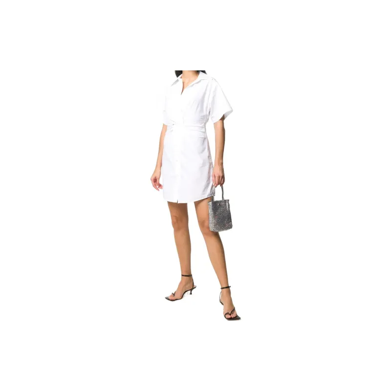 Alexander Wang Short-Sleeved Dresses Women's White-1