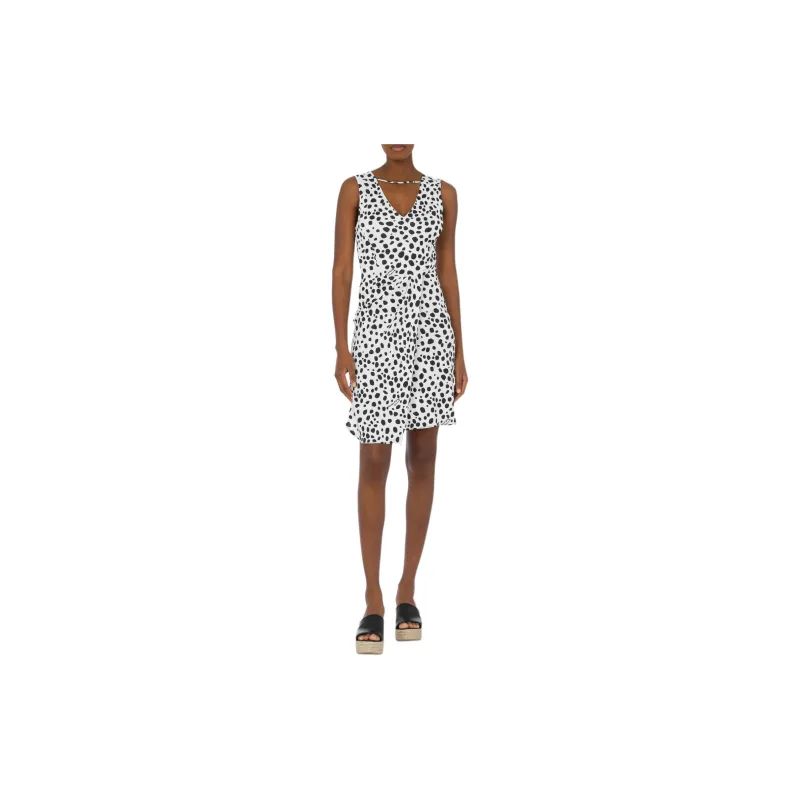 MOSCHINO Polka Dot print Gathered Dress-1