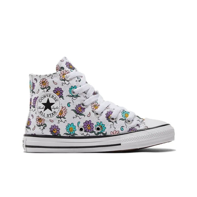 Converse Chuck Taylor All Star Anti Slip Wear Resistant High Top Kids Canvas Shoes Multicolor Teenagers-1
