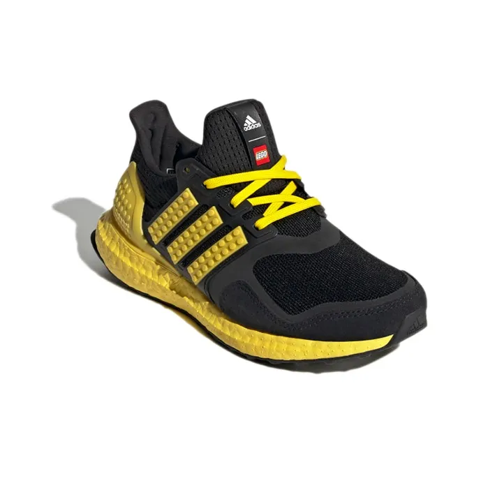 LEGO x Adidas ULT J Slip Resistant Shock Absorbers Low Top Kids' Running Shoes Lemon Teenagers-2