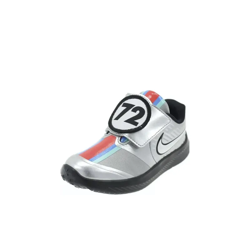 Nike Star Runner 2 Low Top Toddler Shoes Black Silver Infant And Toddler-2