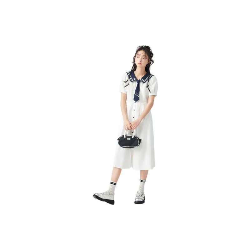ZIHAN Short-Sleeved Dresses Women's-1