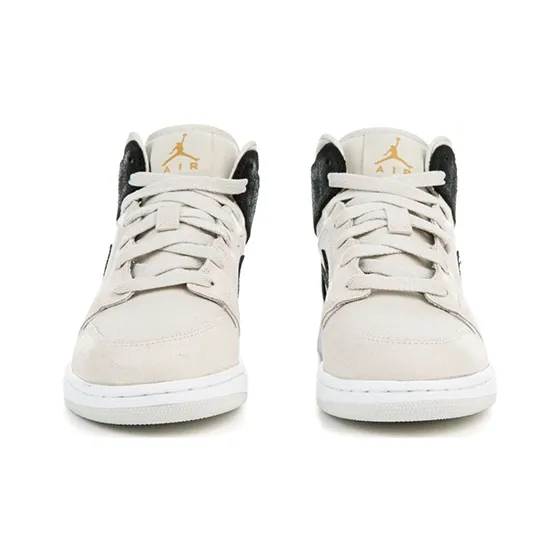 Jordan 1 Retro Mid GS Light Bone-3