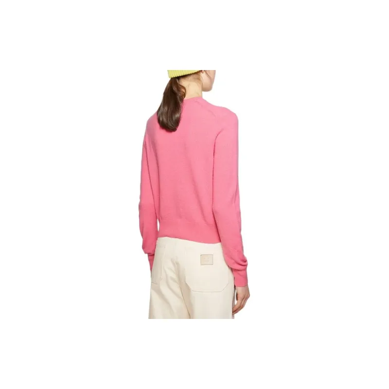 Acne Studios Face logo Wool Cardigan-2