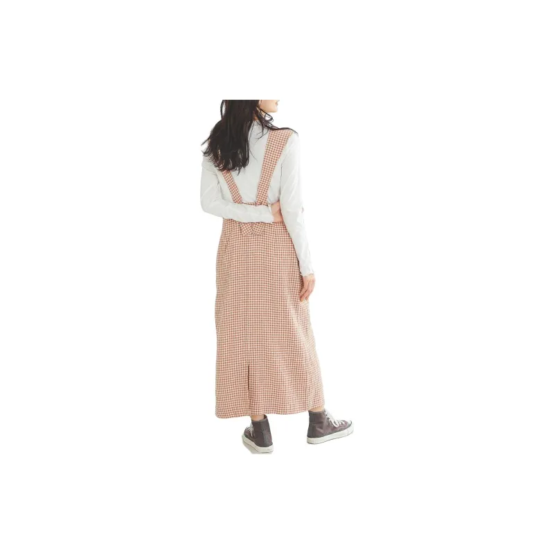 Beams Sleeveless Dresses Women's Orange-4