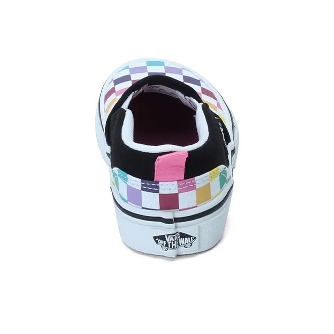 Vans Asher Kids 'Party Checkerboard'-3
