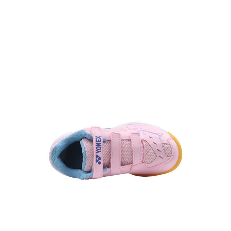 YONEX Power Cushion Abrasion Resistant Anti Kick Shock Absorbers Low Top Kids' Training Shoes Pink Blue Kids'-5