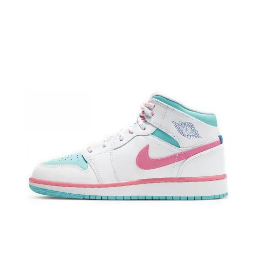 Jordan 1 Mid GS Digital Pink