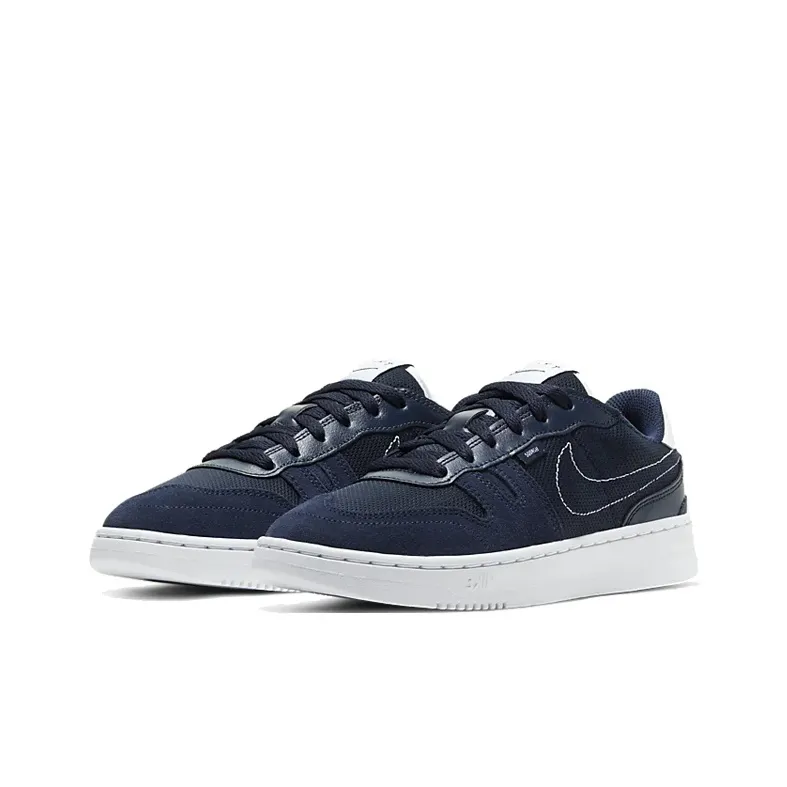 Nike Squash Type Low Top Kids' Skateboarding Shoes Dark Blue Unisex-2