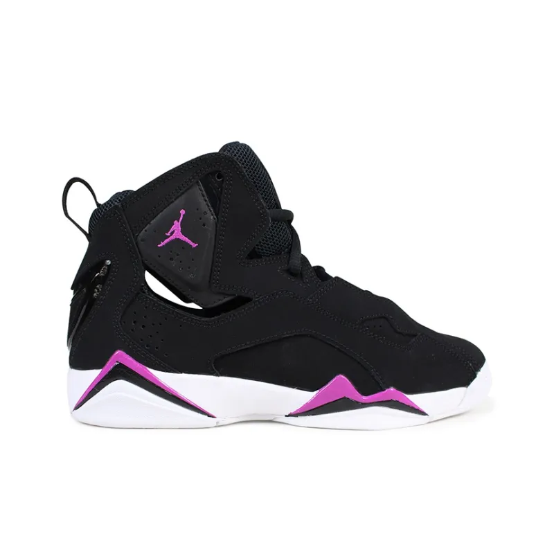 Jordan True Flight Black Fuchsia Blast White GS-1