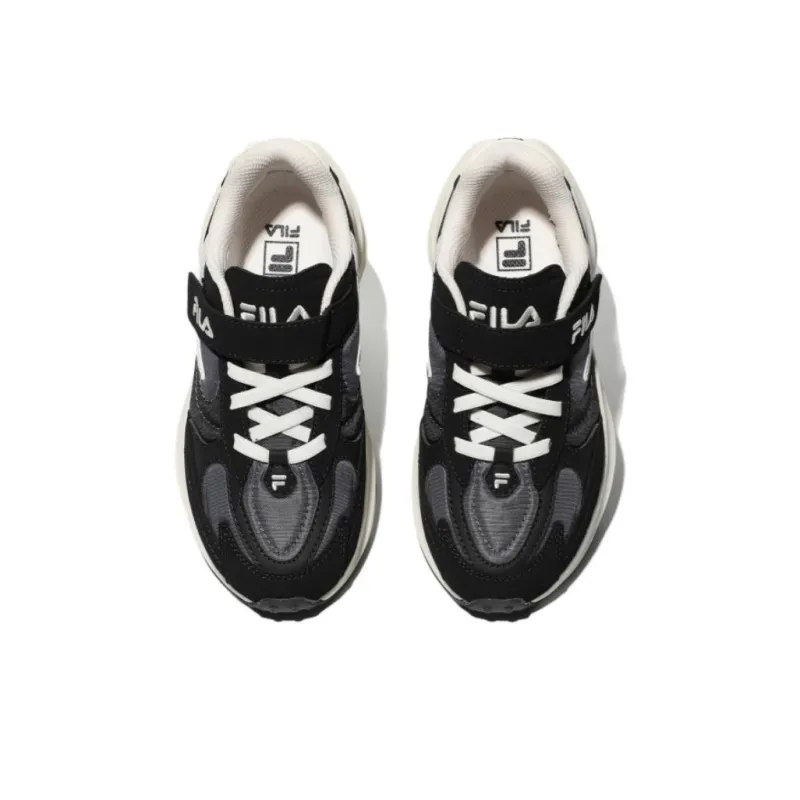FILA KIDS Cushioning Wear Resistant Kids Lifestyle Shoes Black White Kids'-2