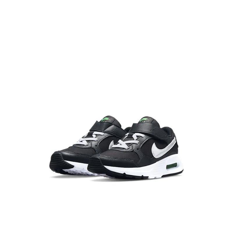Nike Air Max SC Anti Slip Wear Resistant Low Top Kids Lifestyle Shoes Black White Children Aged 3 7 Years Old-2