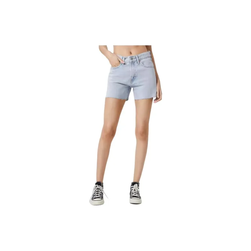 GAP Denim Shorts Women's Light Blue-1
