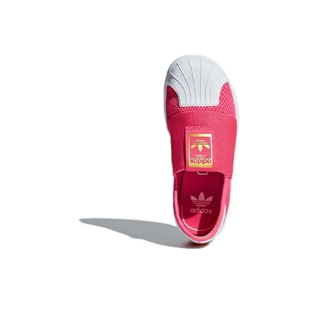 Adidas Originals Superstar Series Smr 360 C Low-Top Kids' Skateboarding Shoes Pink White Children Aged 3-7 Years Old-4