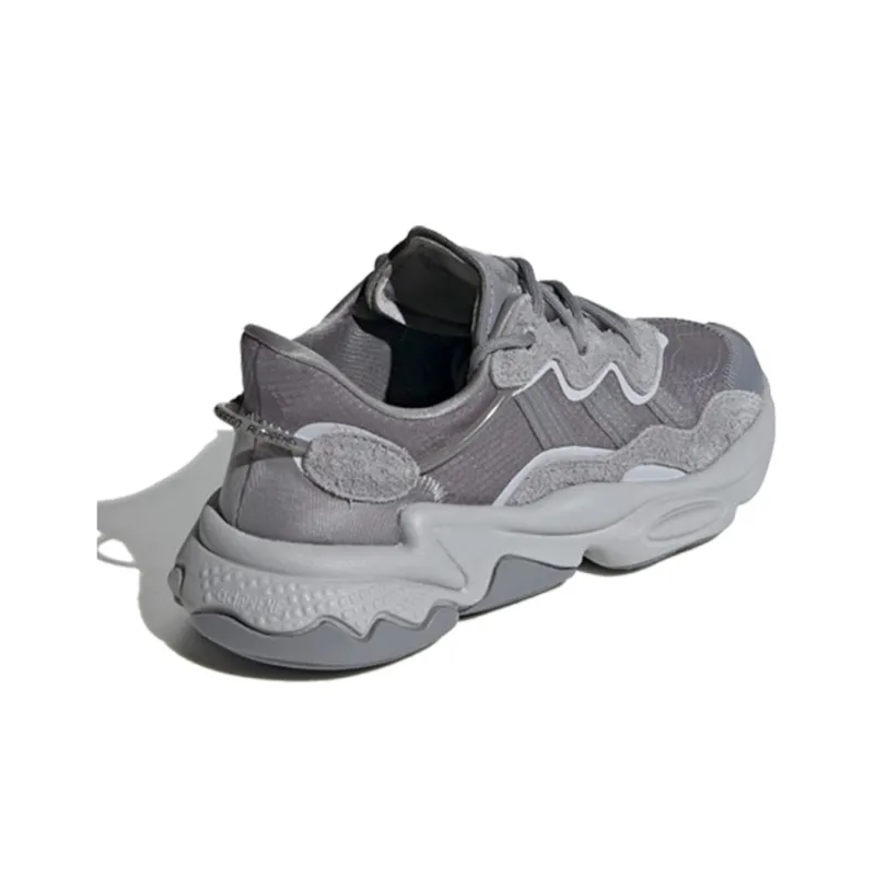 Adidas Originals J Cushioning, Wear Resistant Low Top Kids Lifestyle Shoes Dark Gray Teenagers-3