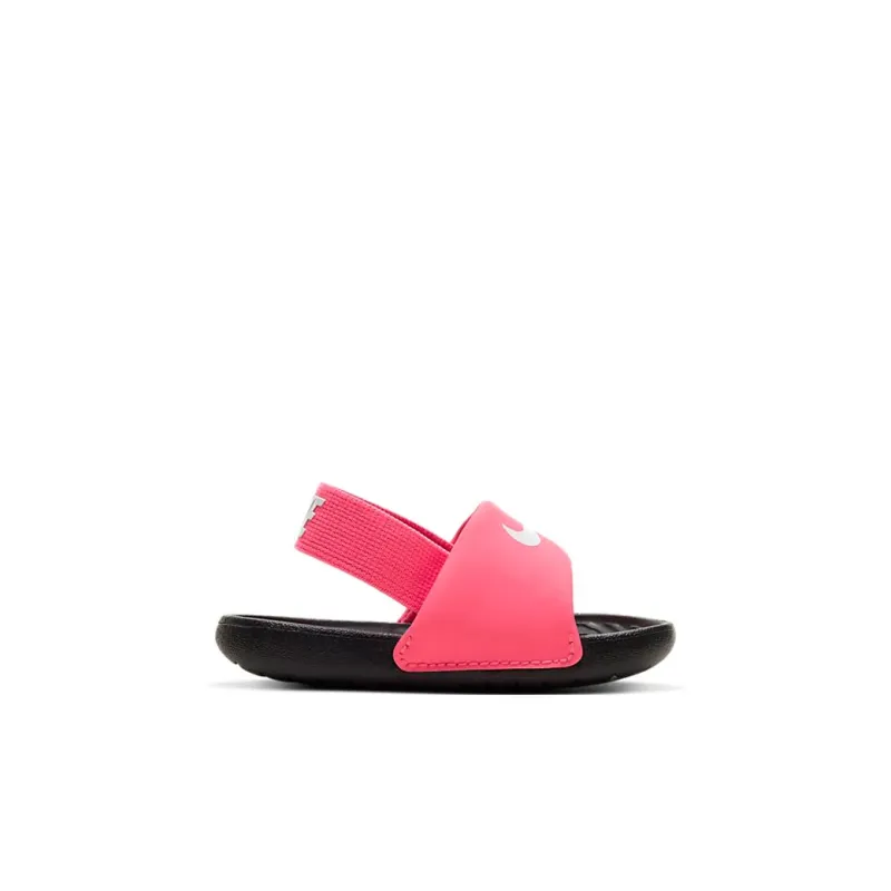 Nike Kawa Slide Toddler Shoes Black Pink Infant And Toddler-1
