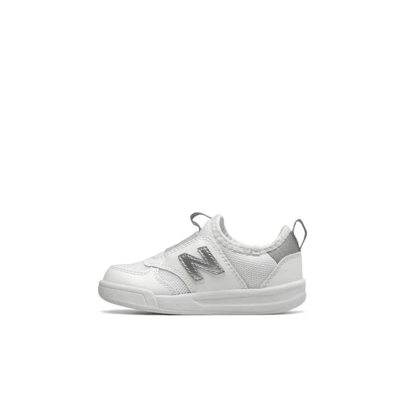 New Balance NB 300 Low-Top Skateboard Shoes White Gray Infant And Toddler-0