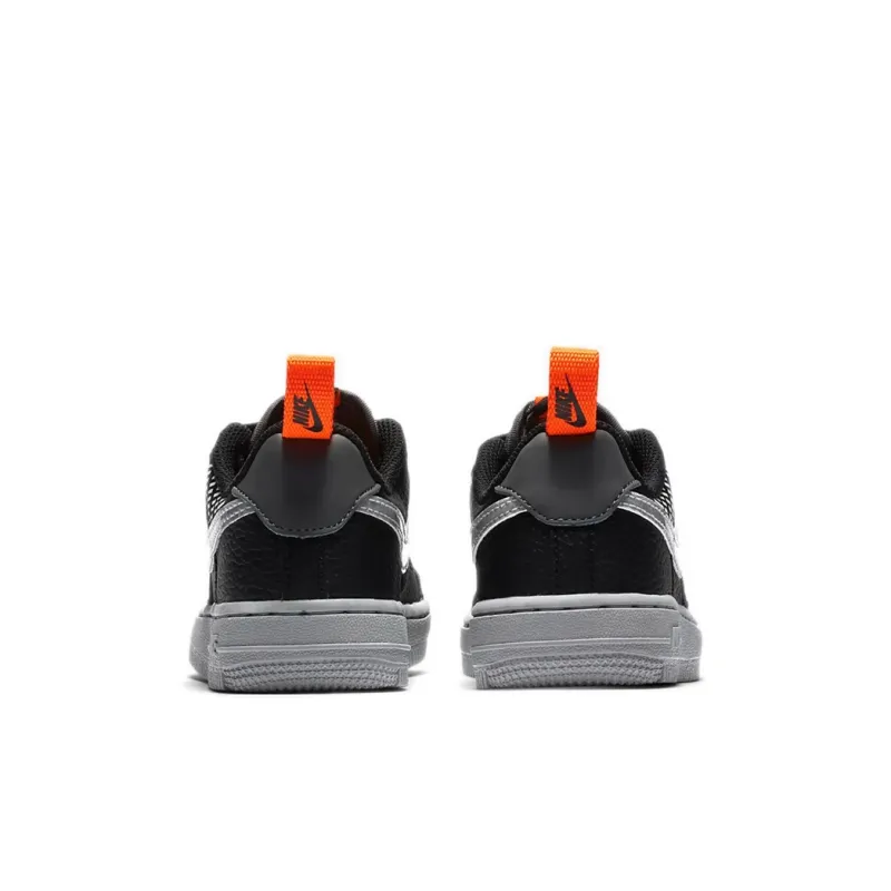 Nike Air Force 1 LV8 2 Low Top Skateboard Shoes Black Children Aged 3 7 Years Old-4