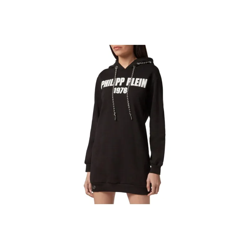 PHILIPP PLEIN Long Sleeved Dresses Women's Black-1