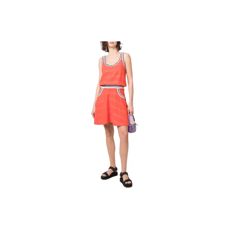 MOSCHINO Sleeveless Dresses Women's Orange-1