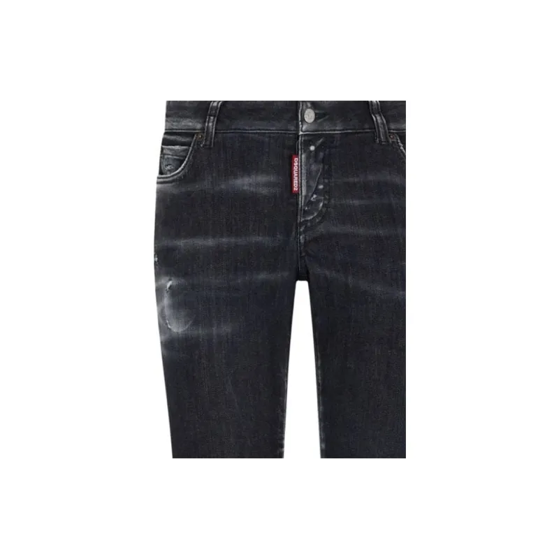 DSQUARED 2 Distressed Cropped Jeans-2