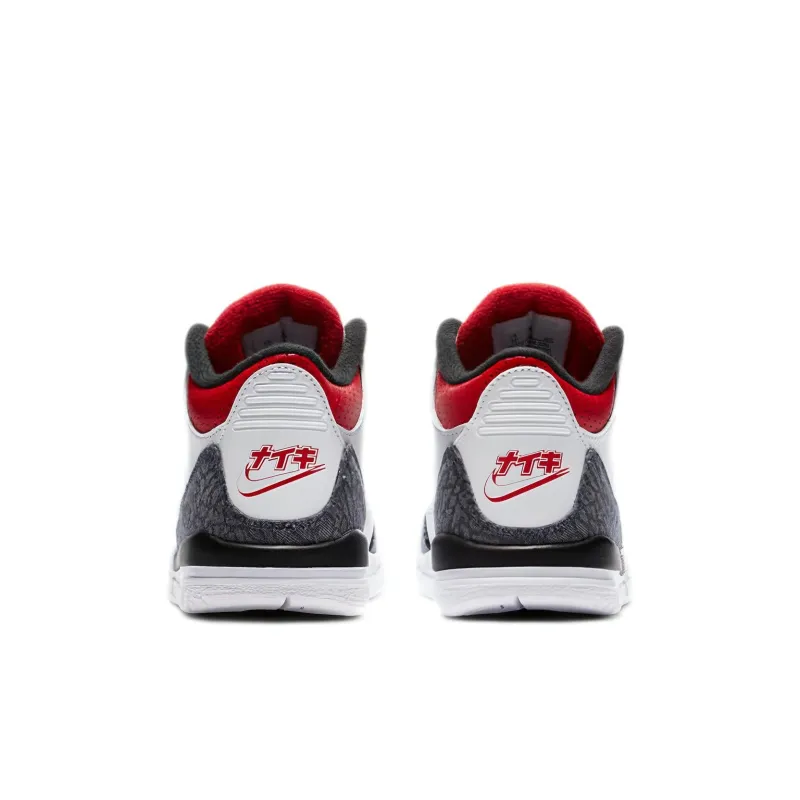 Jordan 3 Retro SE-T Fire Red Denim PS-4