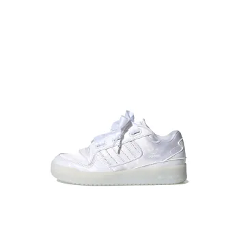Adidas Originals FORUM Satin Low Low-Top Kids' Skateboarding Shoes White Kids'