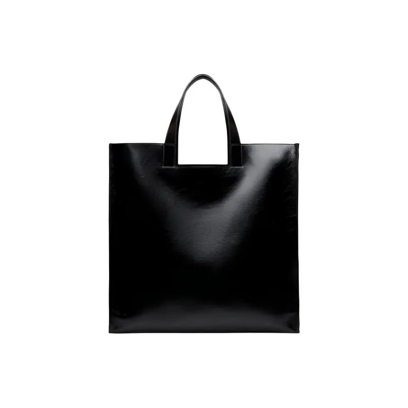 BALLY Calfskin Tote Bag, Shopping Bag, Shoulder Bag, Handbag Men's Black-2
