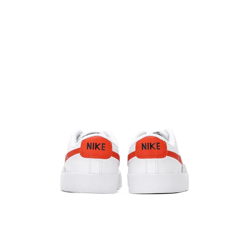 Nike Blazer '77 Anti Slip Wear Resistant Low Top Toddler Shoes White Red Infant And Toddler-2