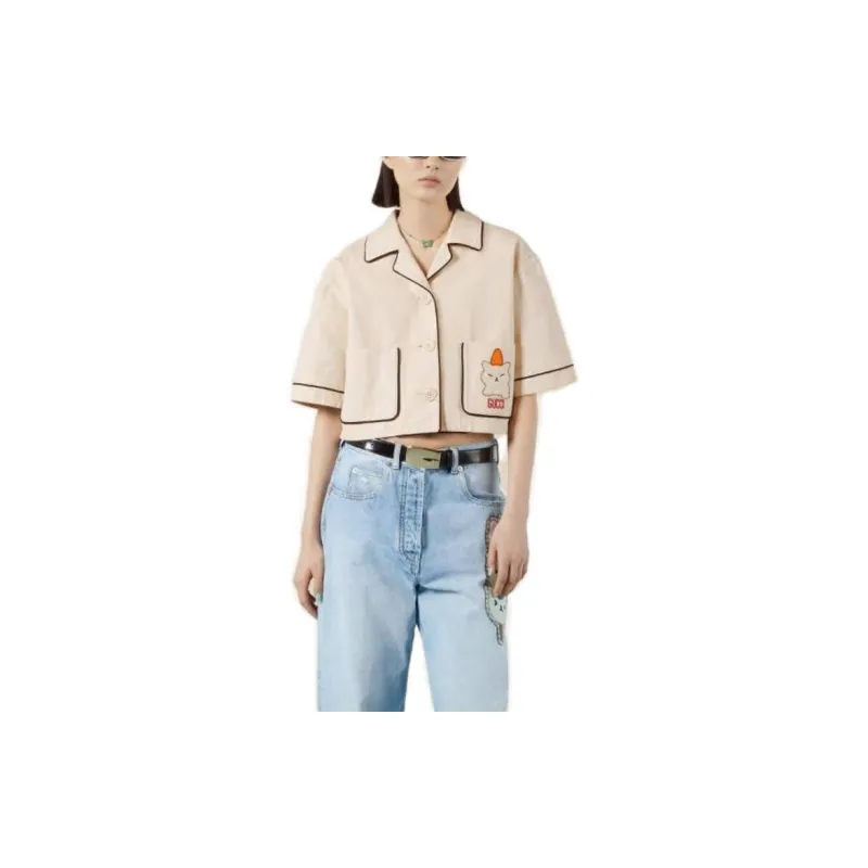 GUCCI Shirts Women's Yellow-2